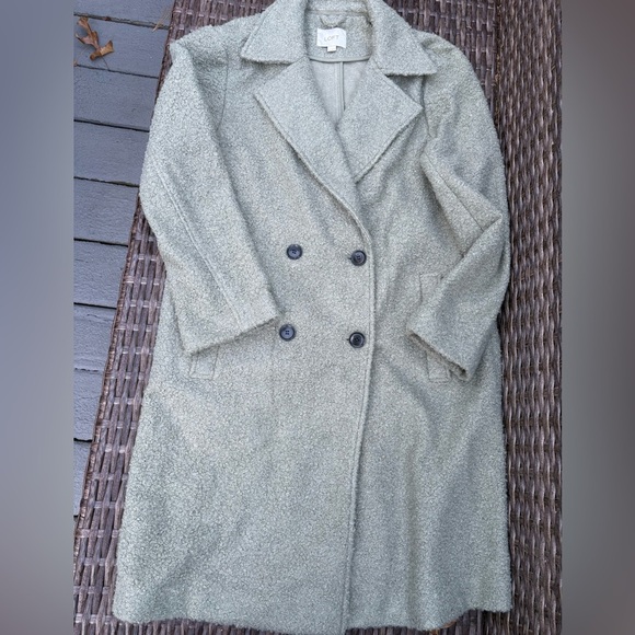 LOFT Softened Double Breasted Coat - size medium - Picture 4 of 11